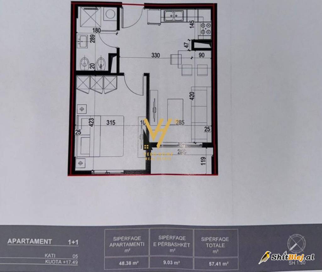 1+1+BLK TEK UNIVERS CITY 57.410 EURO