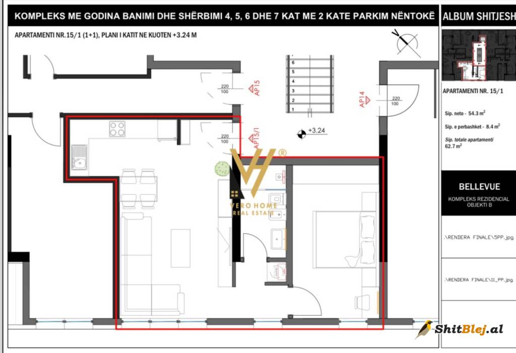 2+1+2  TE RRUGA ELBASANIT 205.280 EURO