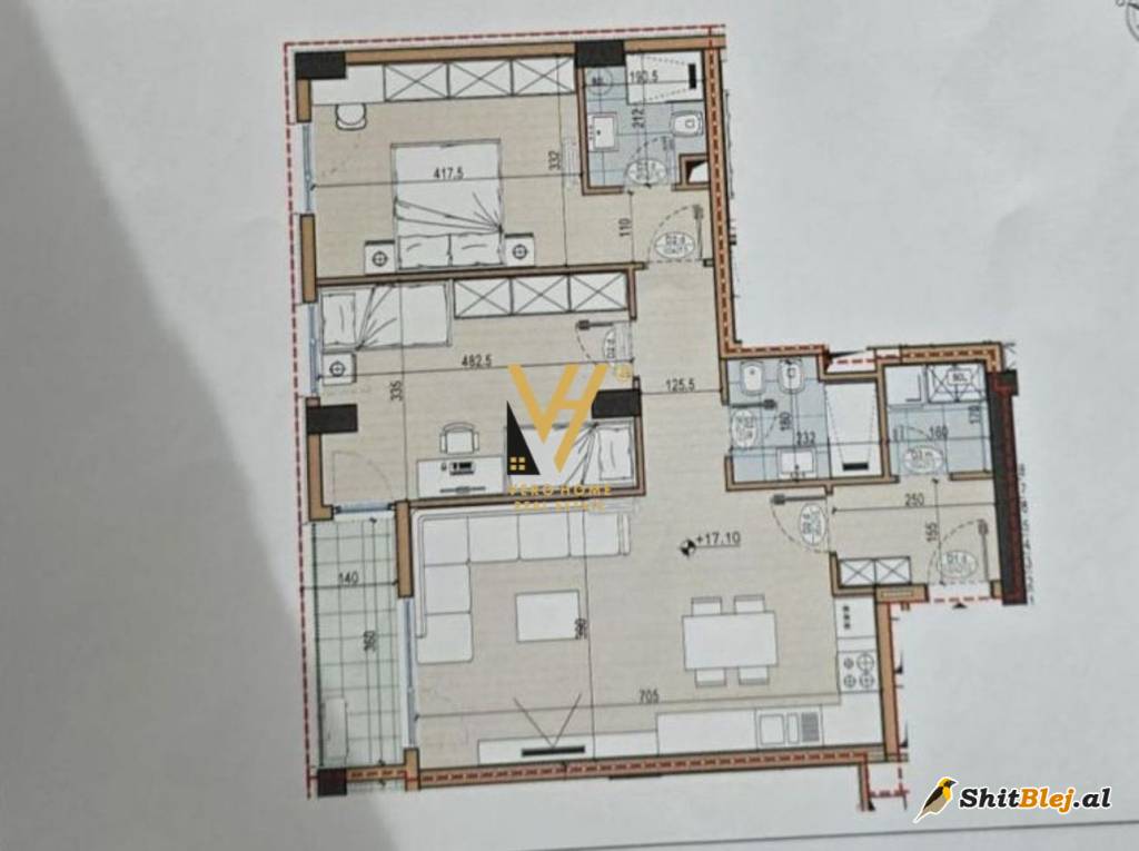 APARTAMENT 2+1+BLK NE KAMEZ 114.000 EURO