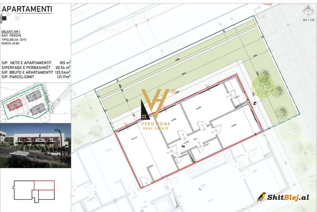  3+1 NE FARKE E MADHE 210.000 EURO