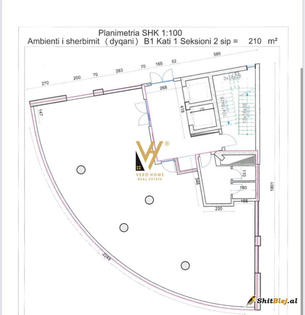 ZYRE 210 M2 TE RRUGA KAVAJES 650.000 EUR