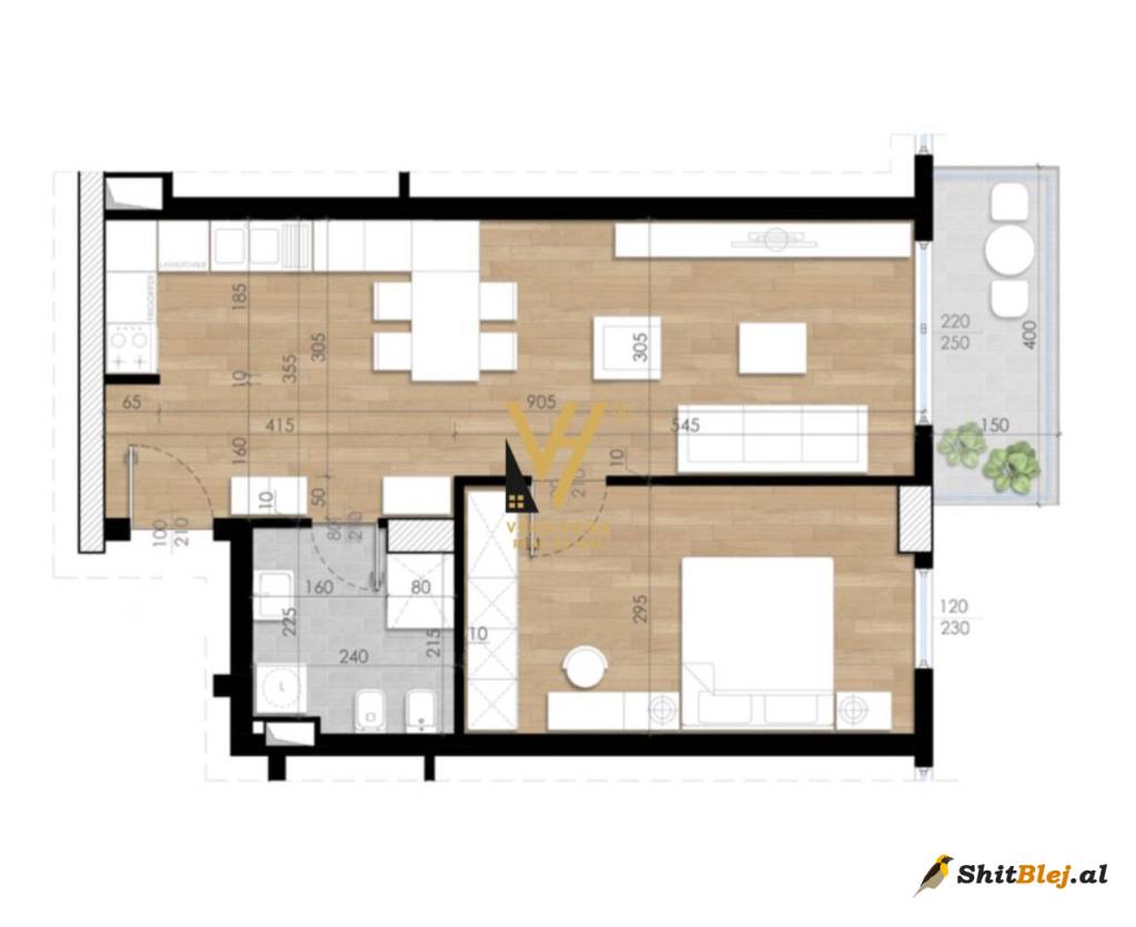1+1 TE FUSHA E AVIACIONIT 122.500 EURO