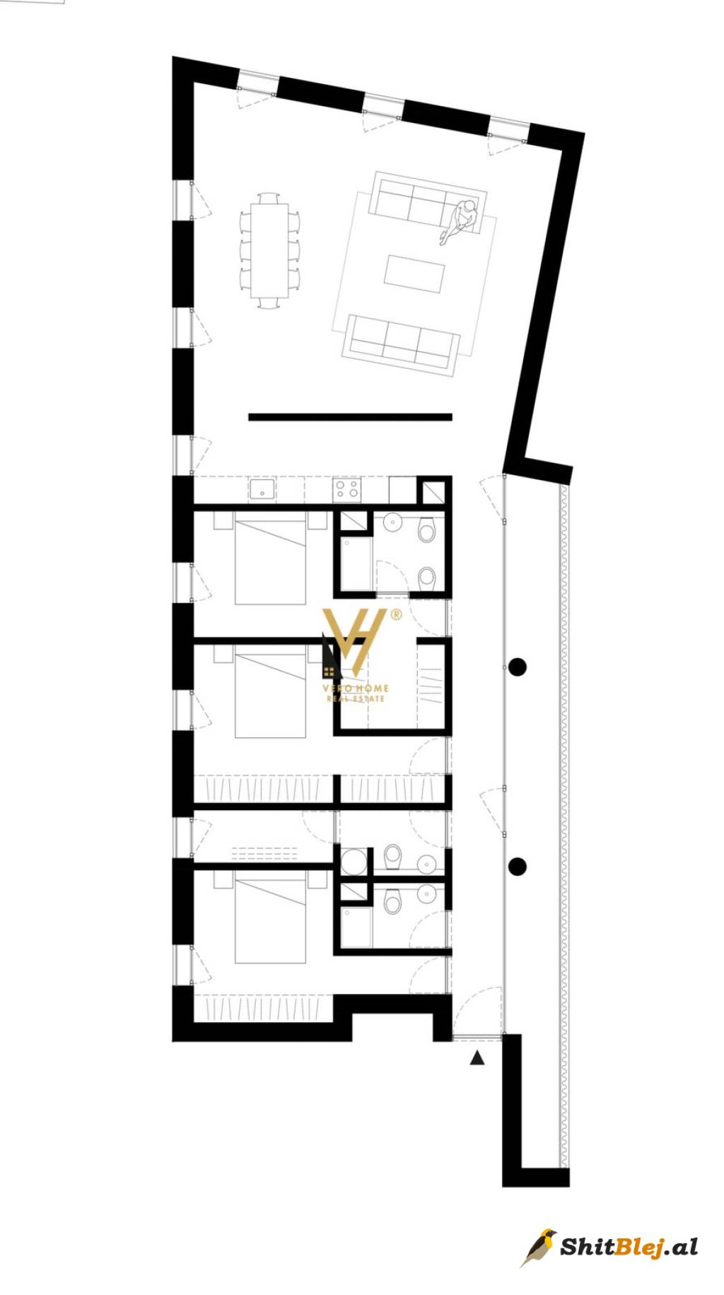 3+1+3 TE LONGHILL RESIDENCE 364.000 EURO