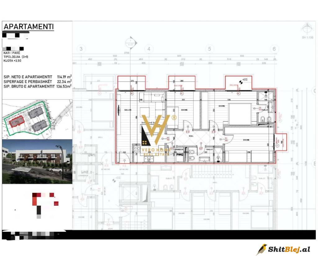 3+1+BLK NE FARKE E MADHE 205.000 EURO