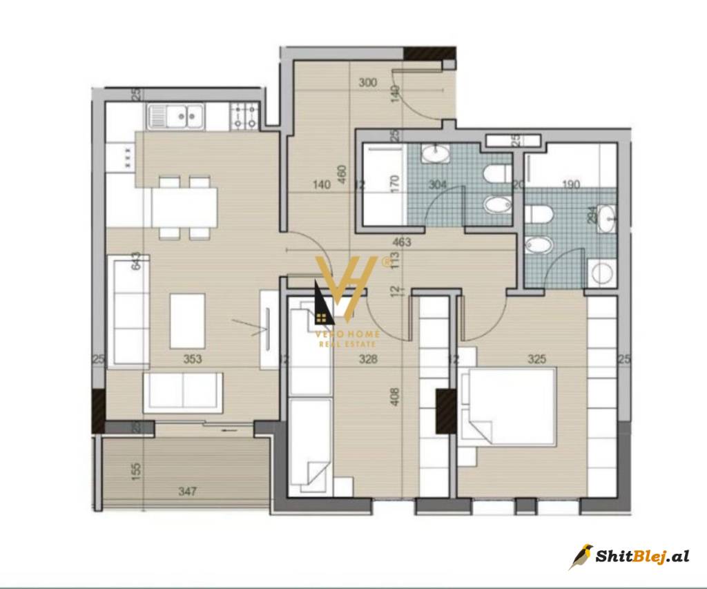 2+1+BLK TE UNIVERS CITY 103.000 EURO