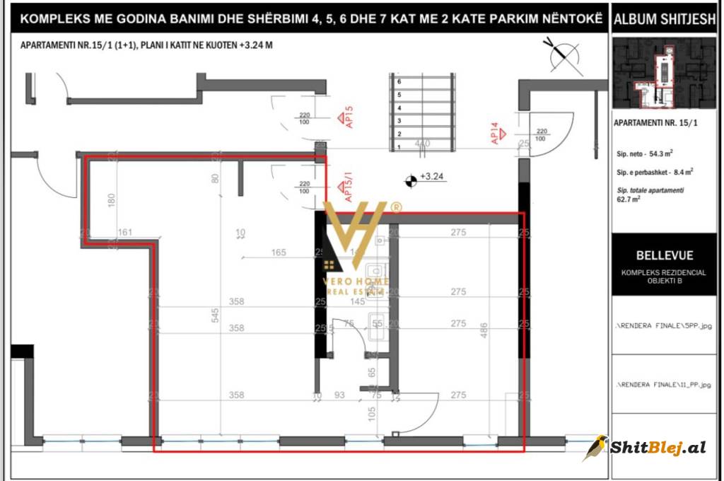 2+1+2  TE RRUGA ELBASANIT 205.280 EURO