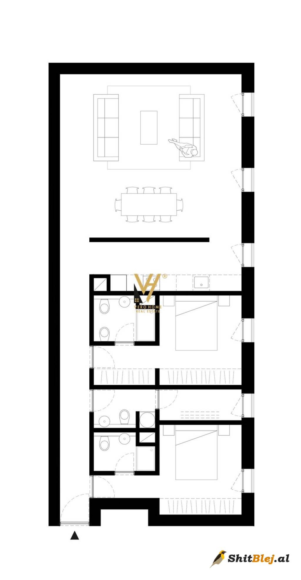 2+1+2 TE LONGHILL RESIDENCE 263.000 EURO