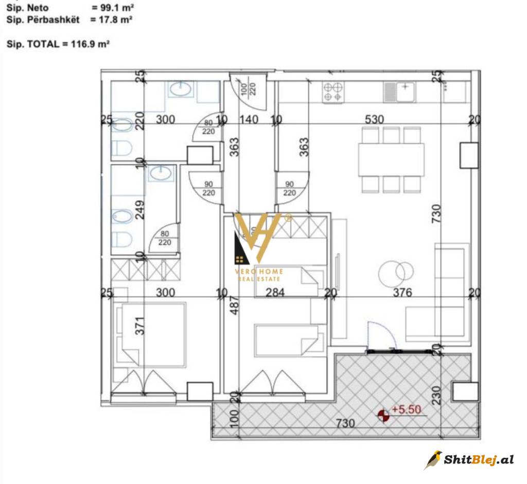 2+1 NE LAPRAKE, KOM AURA 186.700 EURO