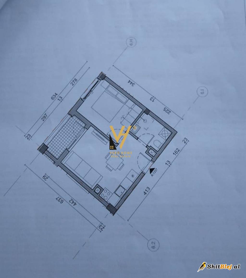 APARTAMENT 1+1+BLK TE FRESKU 72.000 EURO