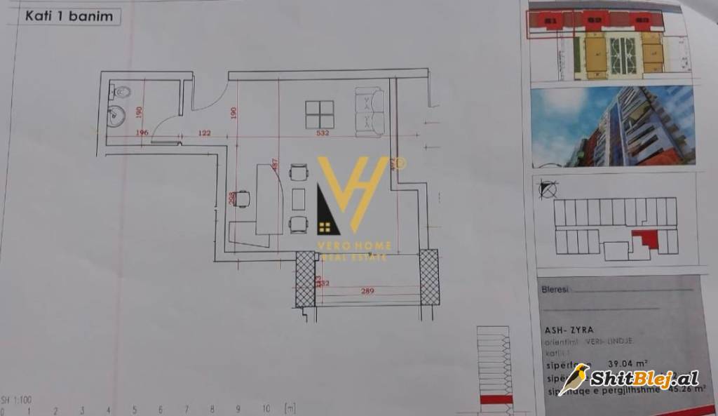1+1 TE KOMPLEKSI GOLDEN PARK 57.000 EURO