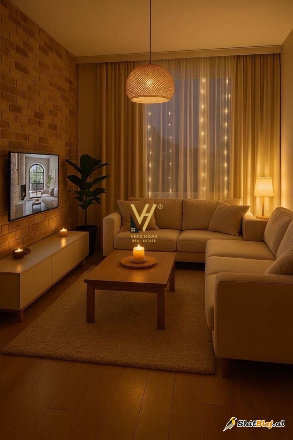 APARTAMENT 1+1 NE QENDER 70.000 LEKE