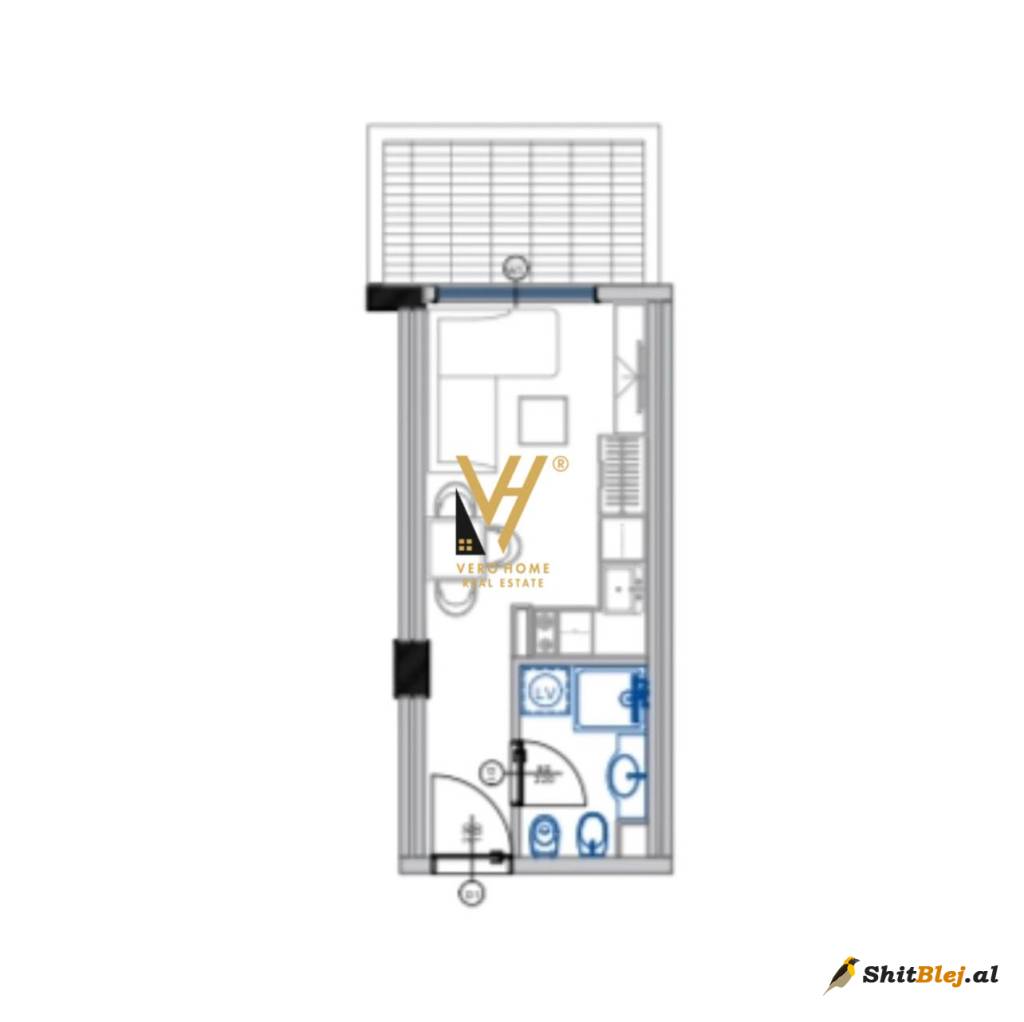 GARSONIERE 28 M2 NE QERRET 39.700 EURO