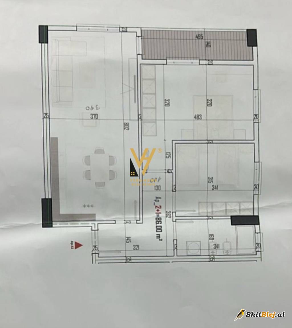 2+1 NE PASKUQAN 109.000 EURO