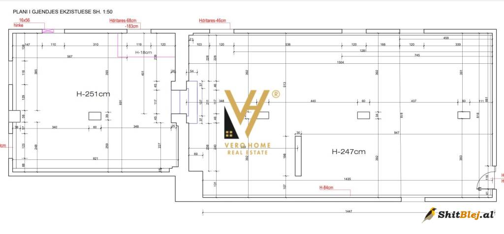 AMBIENT BIZNESI 200 M2 BLLOKU 400.000 LE