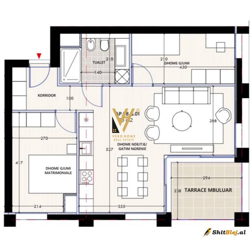 2+1+BLK TE VLORA MARINA 333.000 EURO