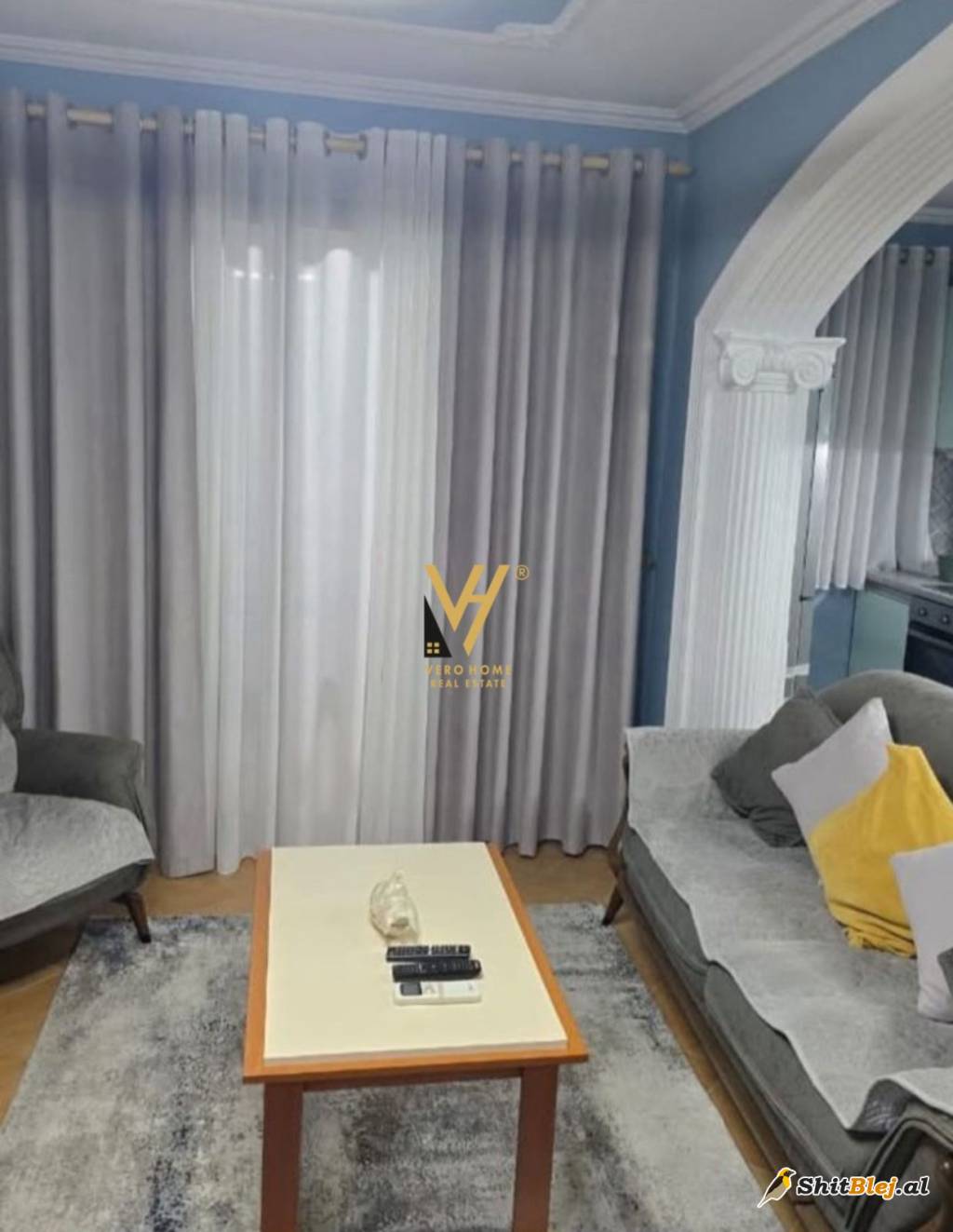 APARTAMENT 2+1 ME QERA TE 5 MAJI 550 EUR