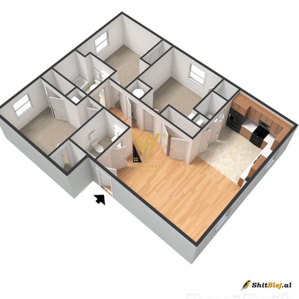 2+1+BLK TE KTHESA E KAMZES 150.000 EURO
