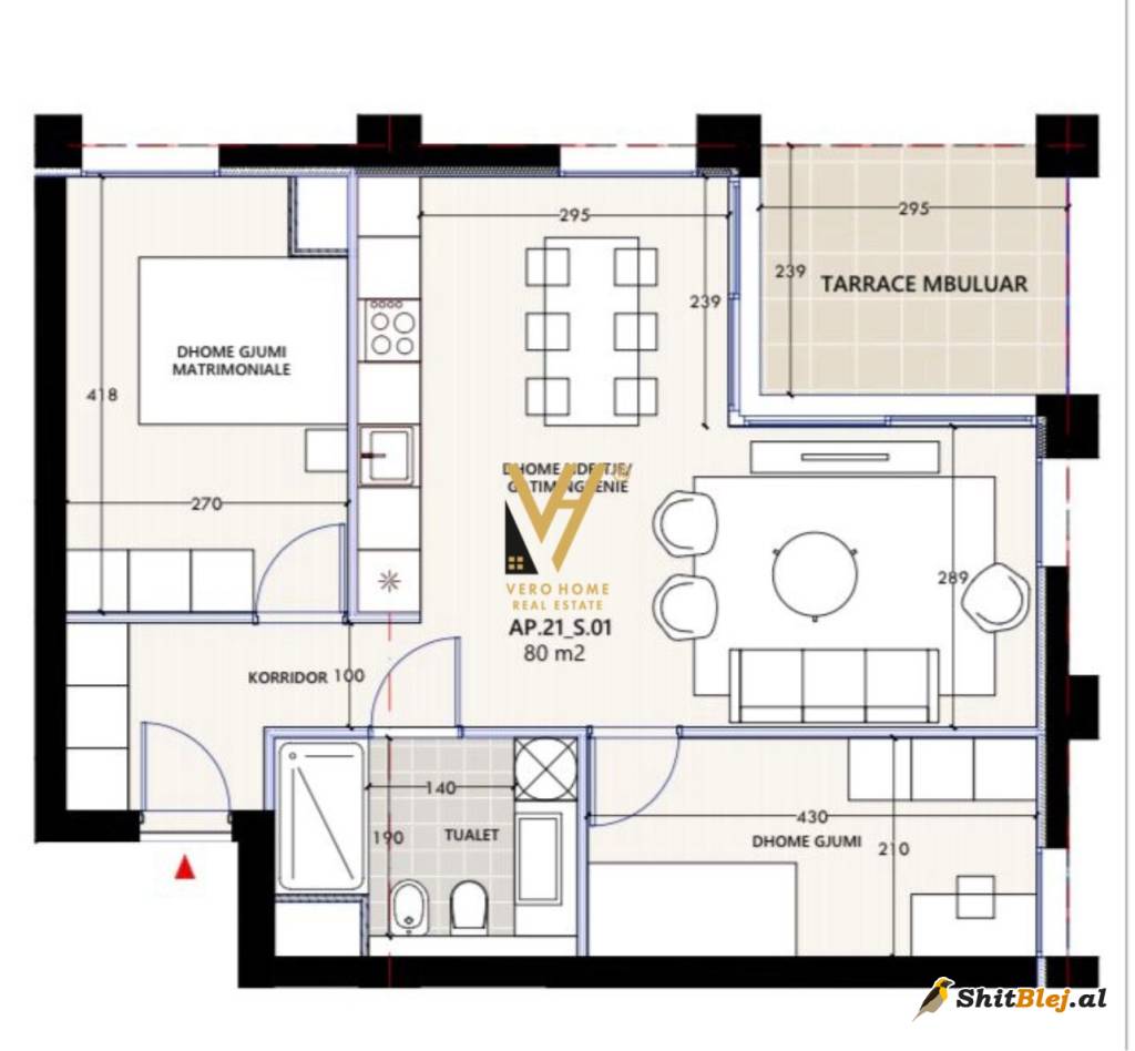 2+1+BLK TE VLORA MARINA 333.000 EURO