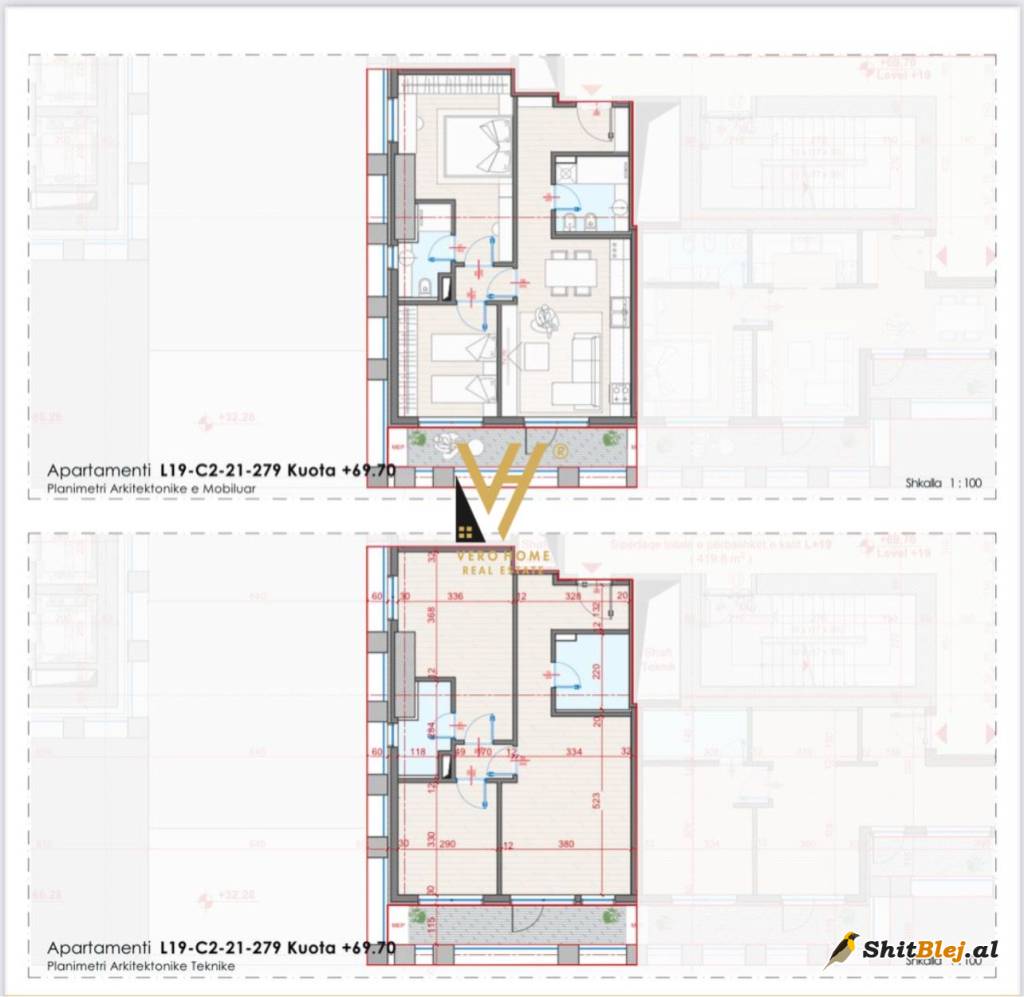 APARTAMENT 2+1 TE ZOGU I ZI 267.000 EURO