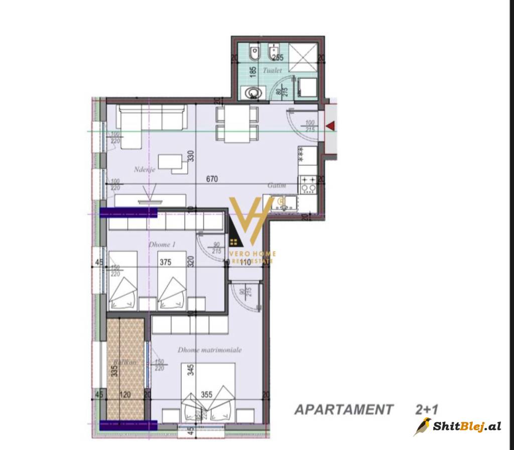 2+1 TEK RRUGA 28 NENTORI 112.000 EURO
