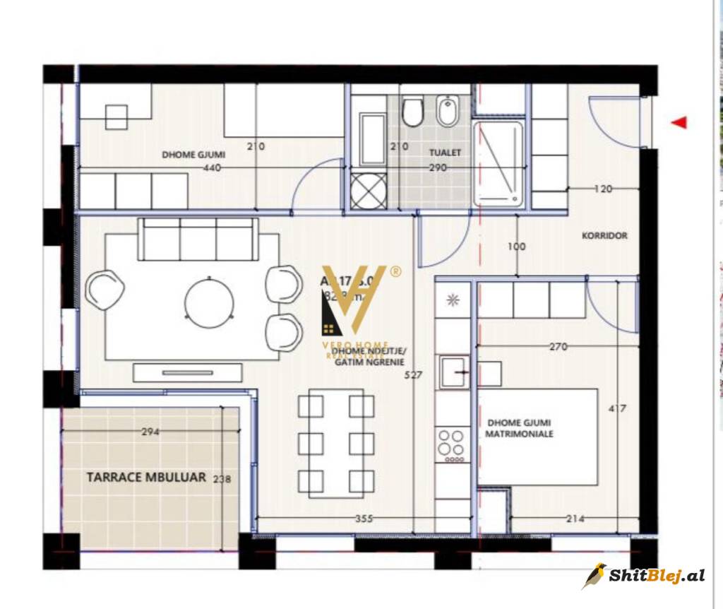 2+1+BLK TE VLORA MARINA 346.700 EURO