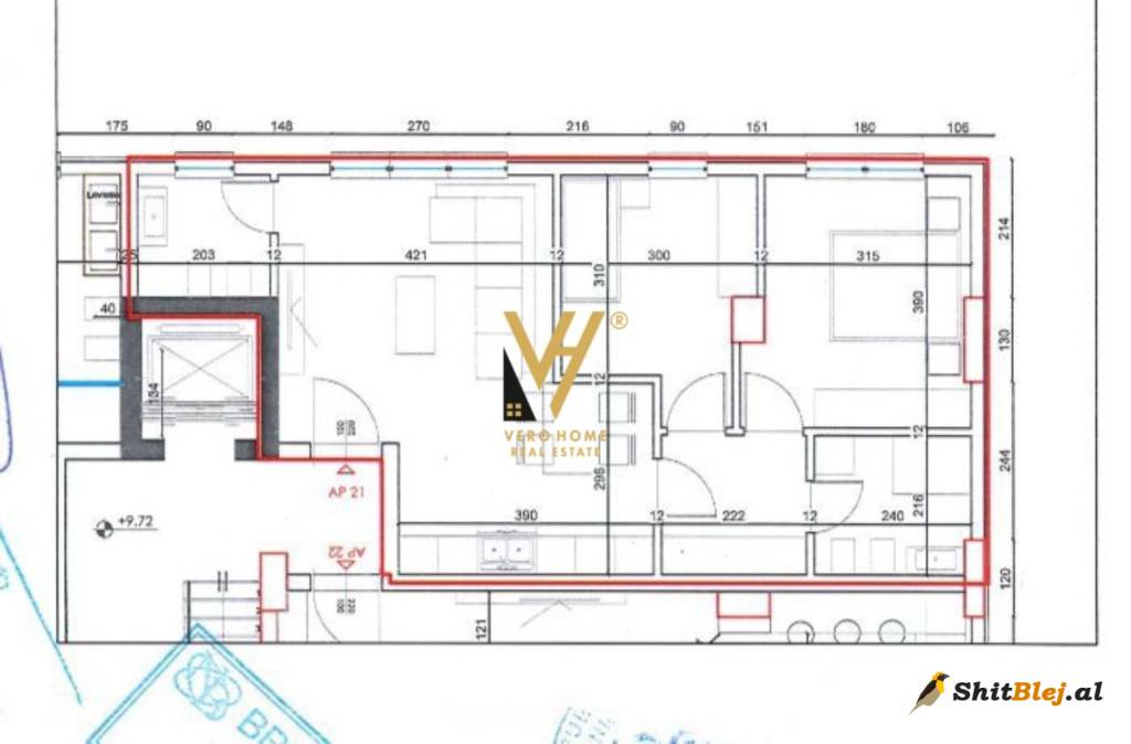 2+1+2 TE RRUGA E ELBASANIT 165.000 EURO