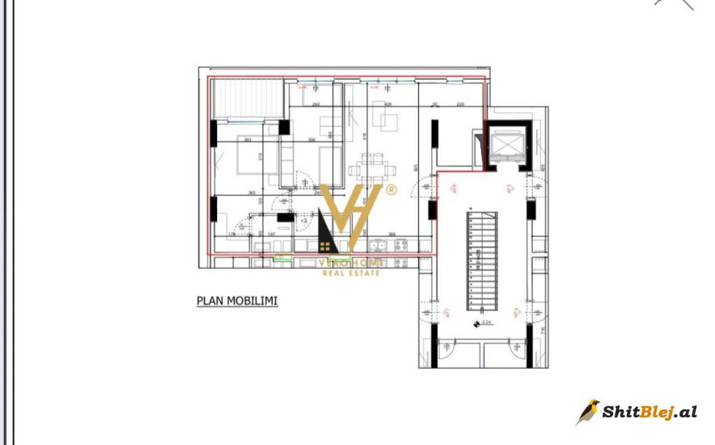  2+1+2 TE RRUGA E ELBASANIT 246.000 EURO
