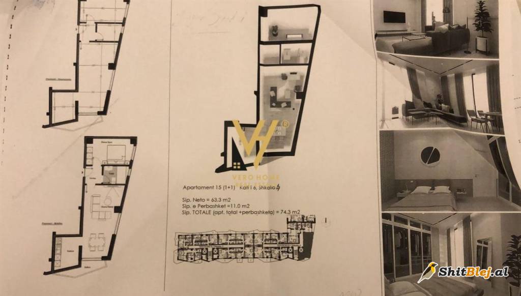APARTAMENT 1+1+BLK NE SHENGJIN 105.000 E
