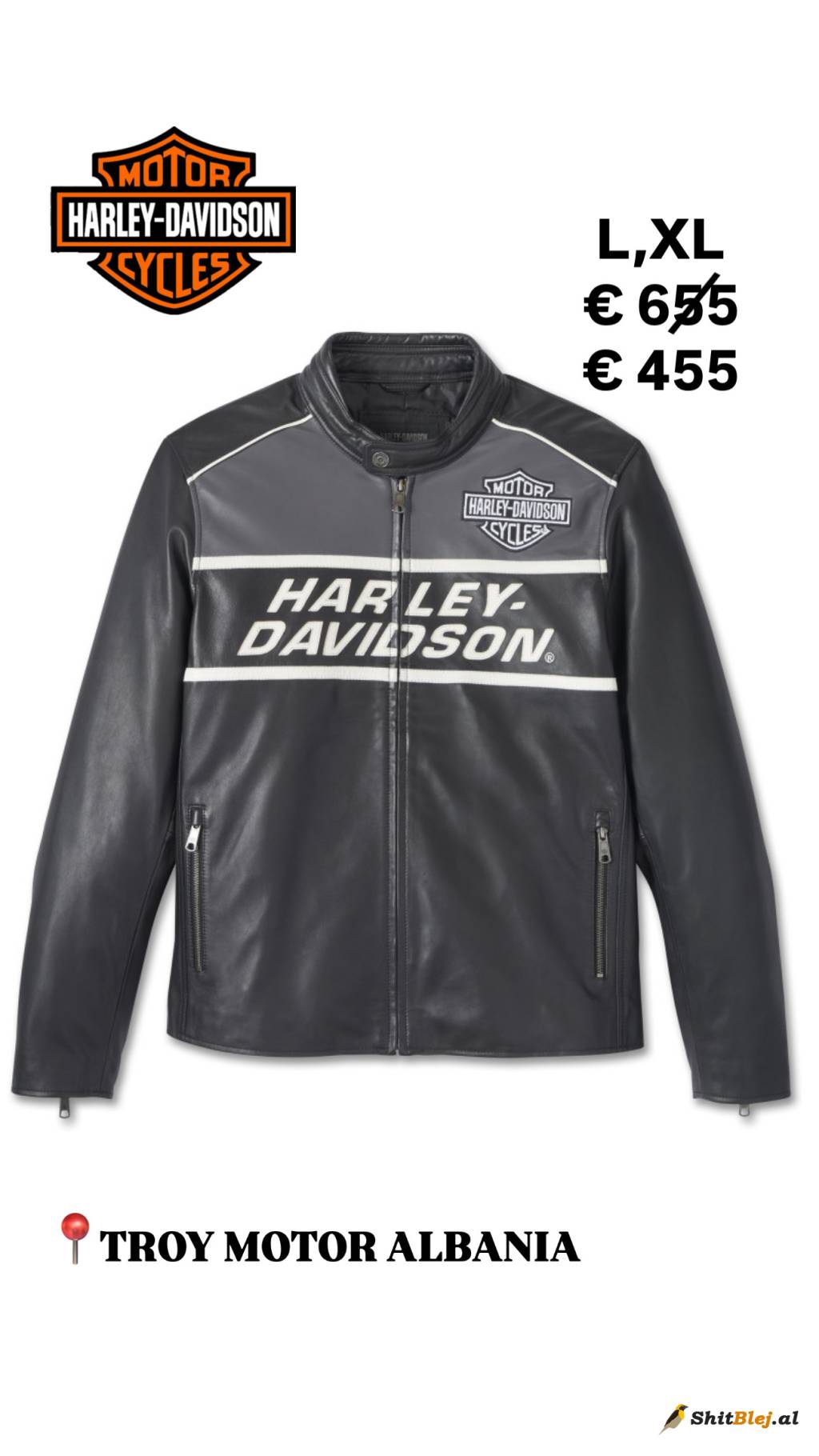 Xhup lëkure meshkuj Harley-Davidson