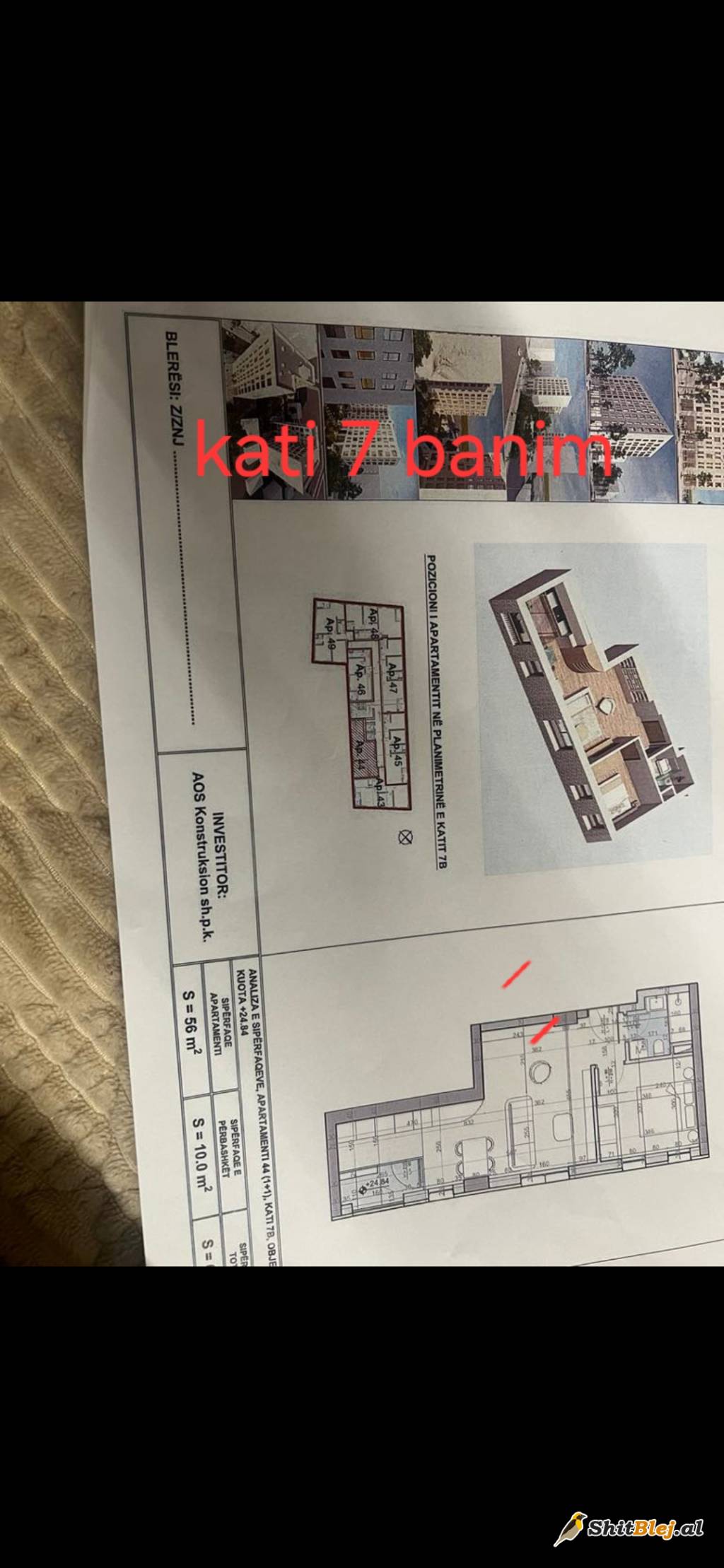 Apartament 1+1+ballkon