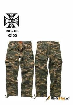  Pantallona cargo camuflage ushtarake 